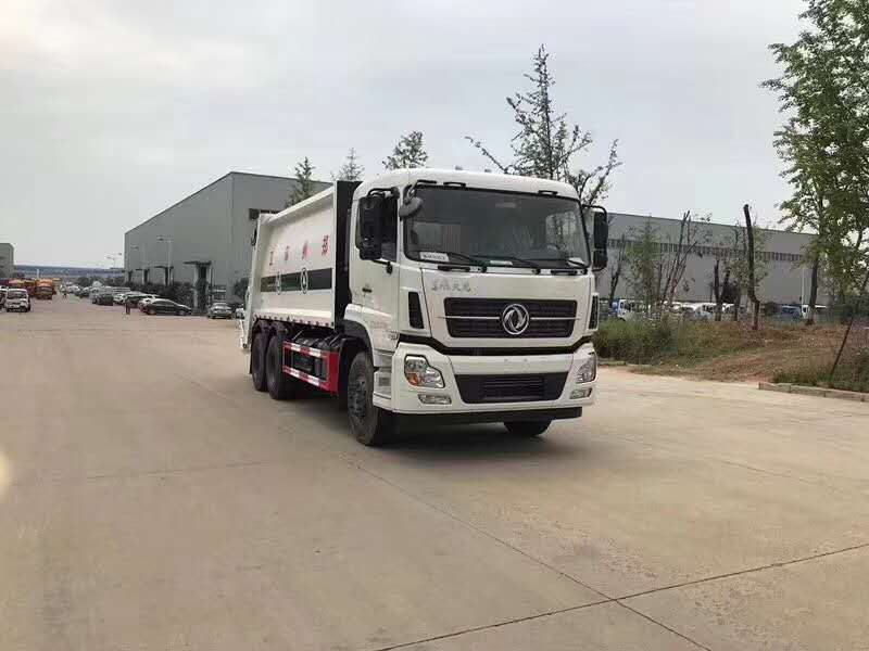 東風(fēng)天龍18方壓縮式垃圾車(chē)