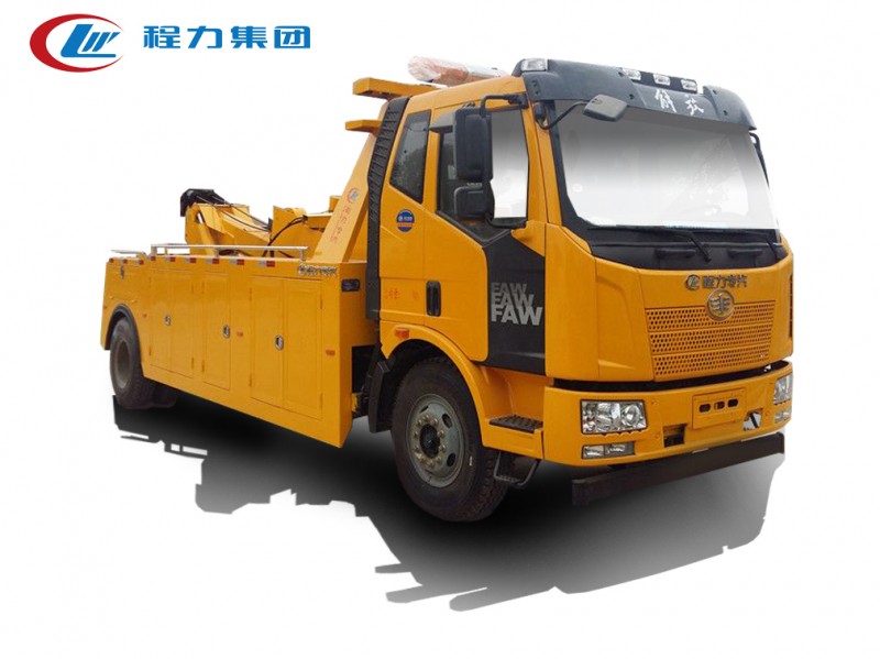 解放單橋拖吊聯(lián)體（一托一）清障車(chē)